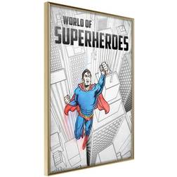 Arkiio Affisch World of Superheroes [Poster] 40x60 Poster